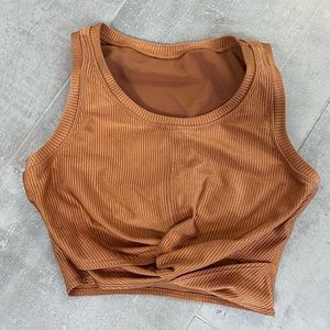 Aerie Offline ribbed crossover top